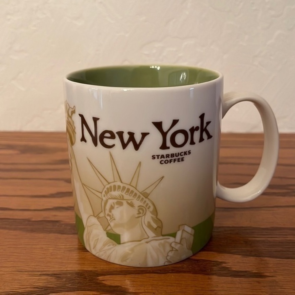 Starbucks coffee, collectors series mug, New York.